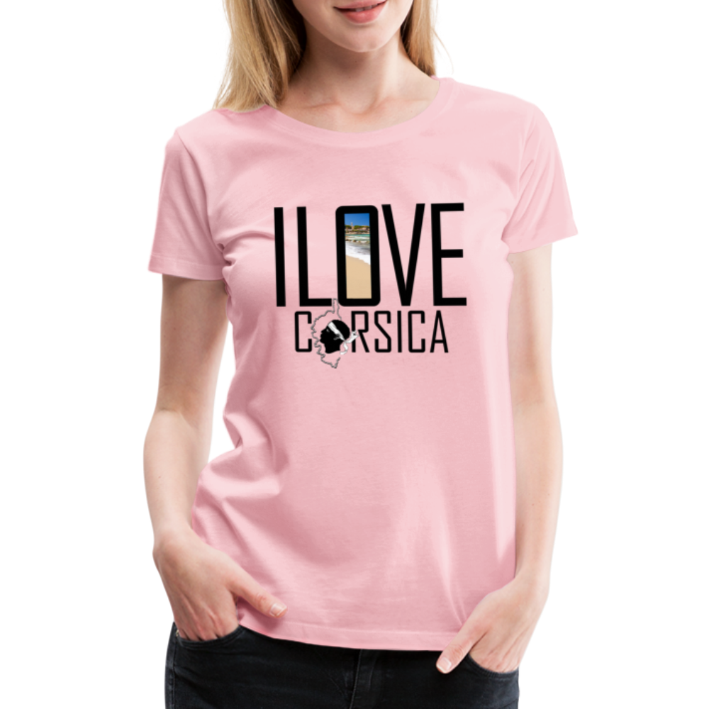 T-shirt Premium I Love Corsica - Ochju Ochju rose liberty / S SPOD T-shirt Premium Femme T-shirt Premium I Love Corsica