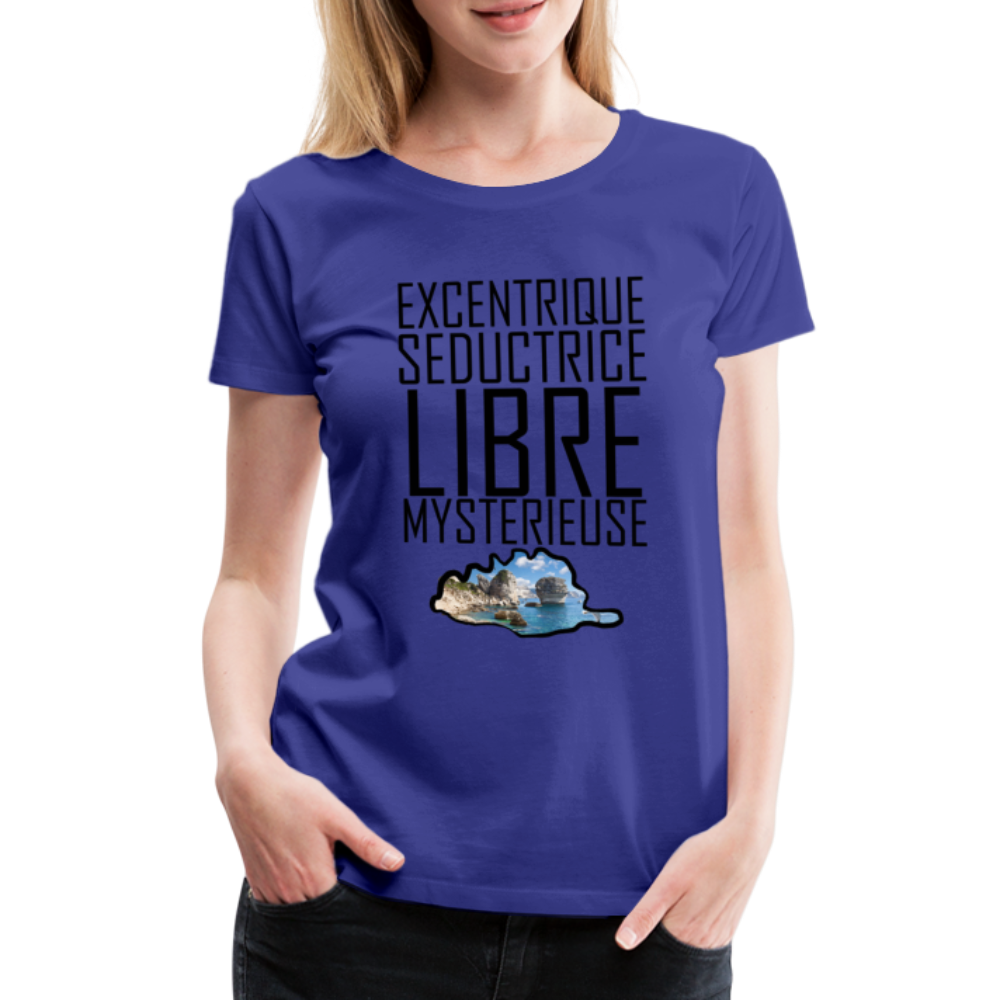 T-shirt Premium Corse Libre & Mystérieuse - Ochju Ochju bleu roi / S SPOD T-shirt Premium Femme T-shirt Premium Corse Libre & Mystérieuse