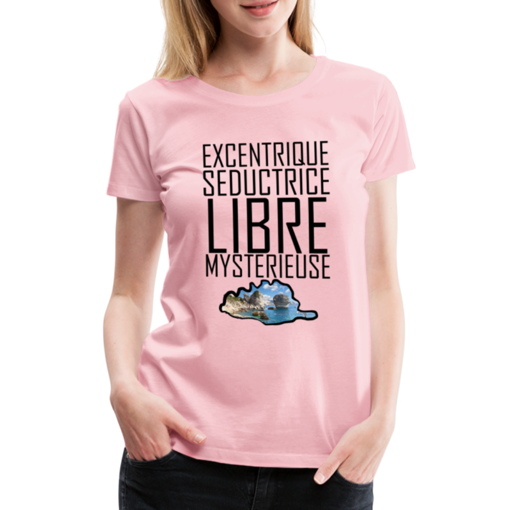 T-shirt Premium Corse Libre & Mystérieuse - Ochju Ochju rose liberty / S SPOD T-shirt Premium Femme T-shirt Premium Corse Libre & Mystérieuse