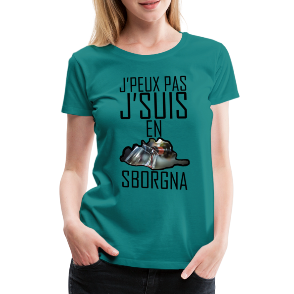 T-shirt Premium En Sborgna ! - Ochju Ochju bleu diva / S SPOD T-shirt Premium Femme T-shirt Premium En Sborgna !