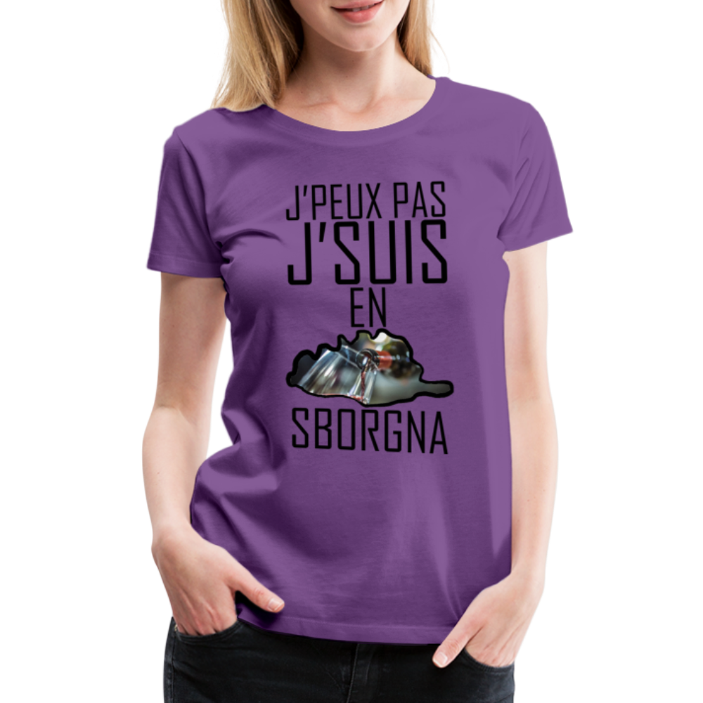 T-shirt Premium En Sborgna ! - Ochju Ochju violet / S SPOD T-shirt Premium Femme T-shirt Premium En Sborgna !