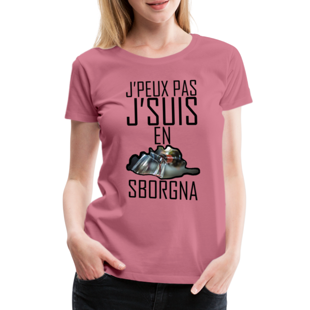 T-shirt Premium En Sborgna ! - Ochju Ochju mauve / S SPOD T-shirt Premium Femme T-shirt Premium En Sborgna !
