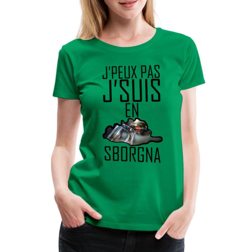 T-shirt Premium En Sborgna ! - Ochju Ochju vert / S SPOD T-shirt Premium Femme T-shirt Premium En Sborgna !
