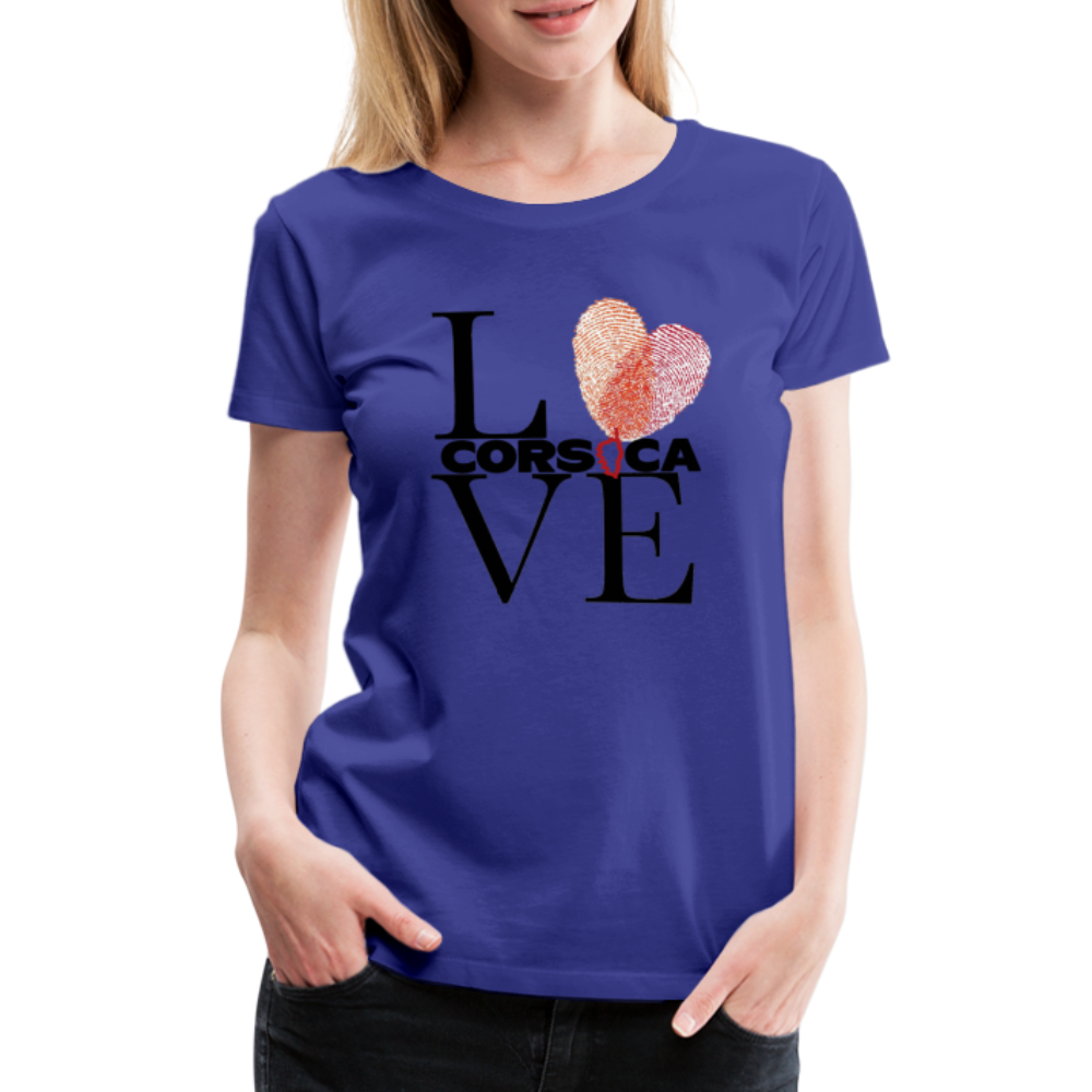 T-shirt Premium Love Corsica - Ochju Ochju bleu roi / S SPOD T-shirt Premium Femme T-shirt Premium Love Corsica