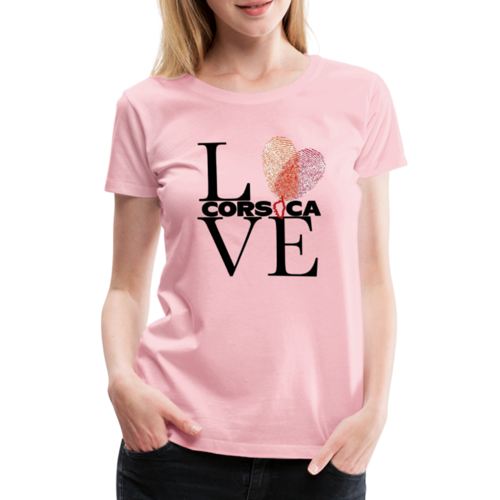 T-shirt Premium Love Corsica - Ochju Ochju rose liberty / S SPOD T-shirt Premium Femme T-shirt Premium Love Corsica