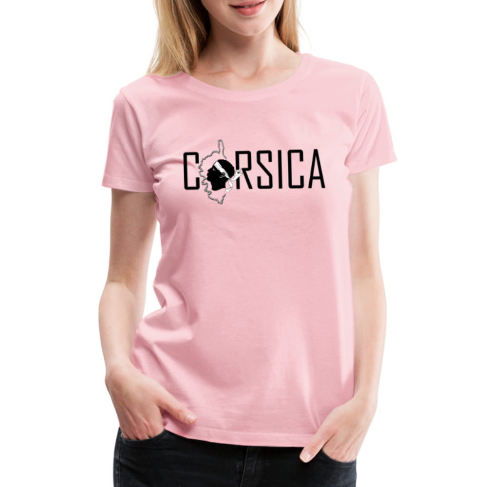 T-shirt Premium Corsica & Tête de Maure - Ochju Ochju rose liberty / S SPOD T-shirt Premium Femme T-shirt Premium Corsica & Tête de Maure