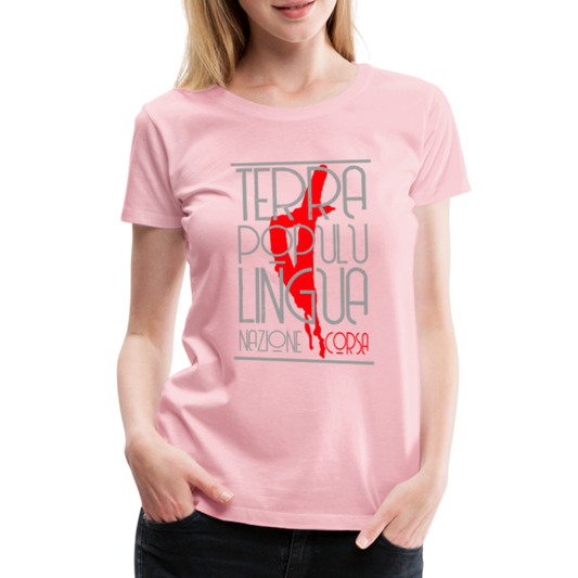 T-shirt Premium Nazione Corsa - Ochju Ochju rose liberty / S SPOD T-shirt Premium Femme T-shirt Premium Nazione Corsa