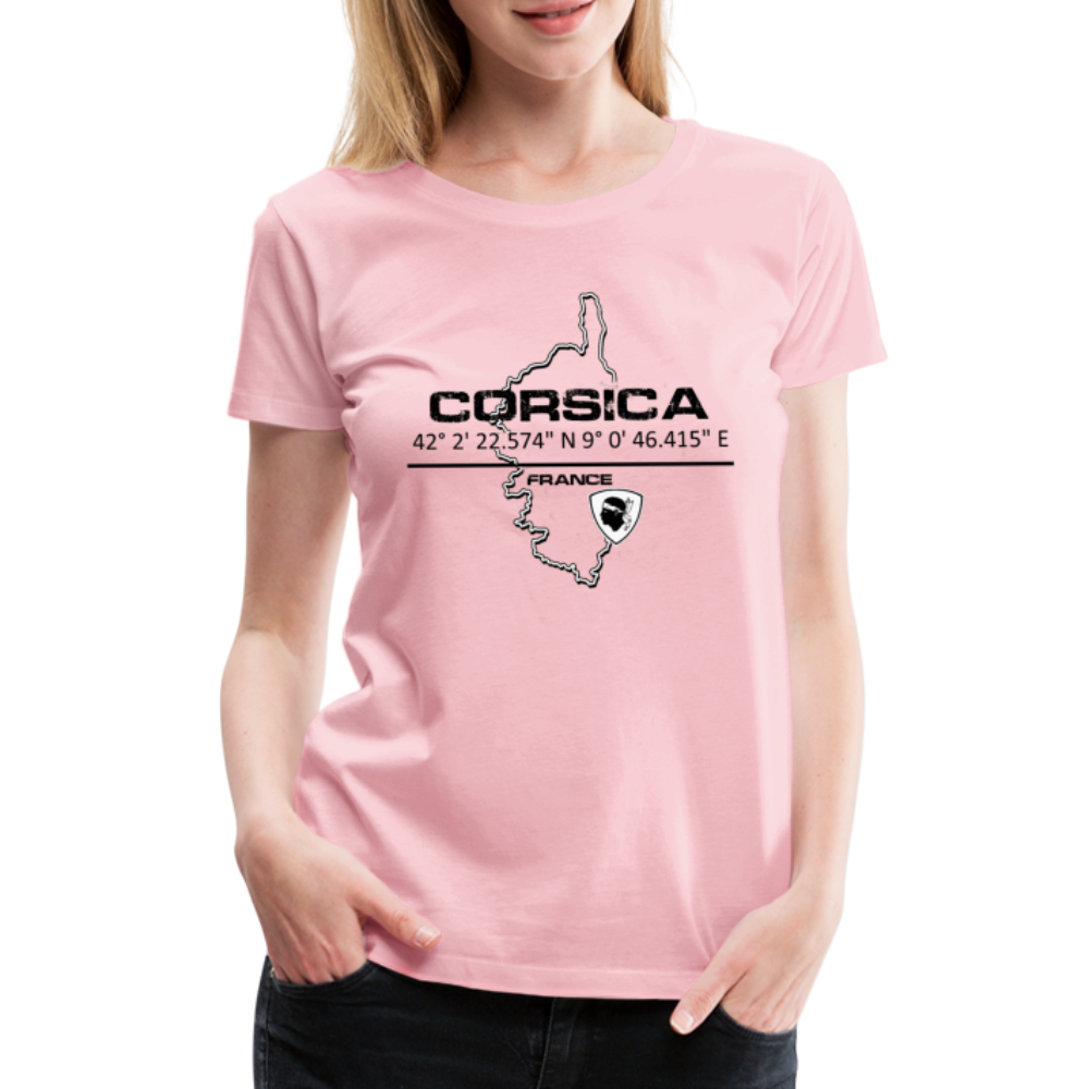T-shirt Premium GPS Corsica - Ochju Ochju rose liberty / S SPOD T-shirt Premium Femme T-shirt Premium GPS Corsica