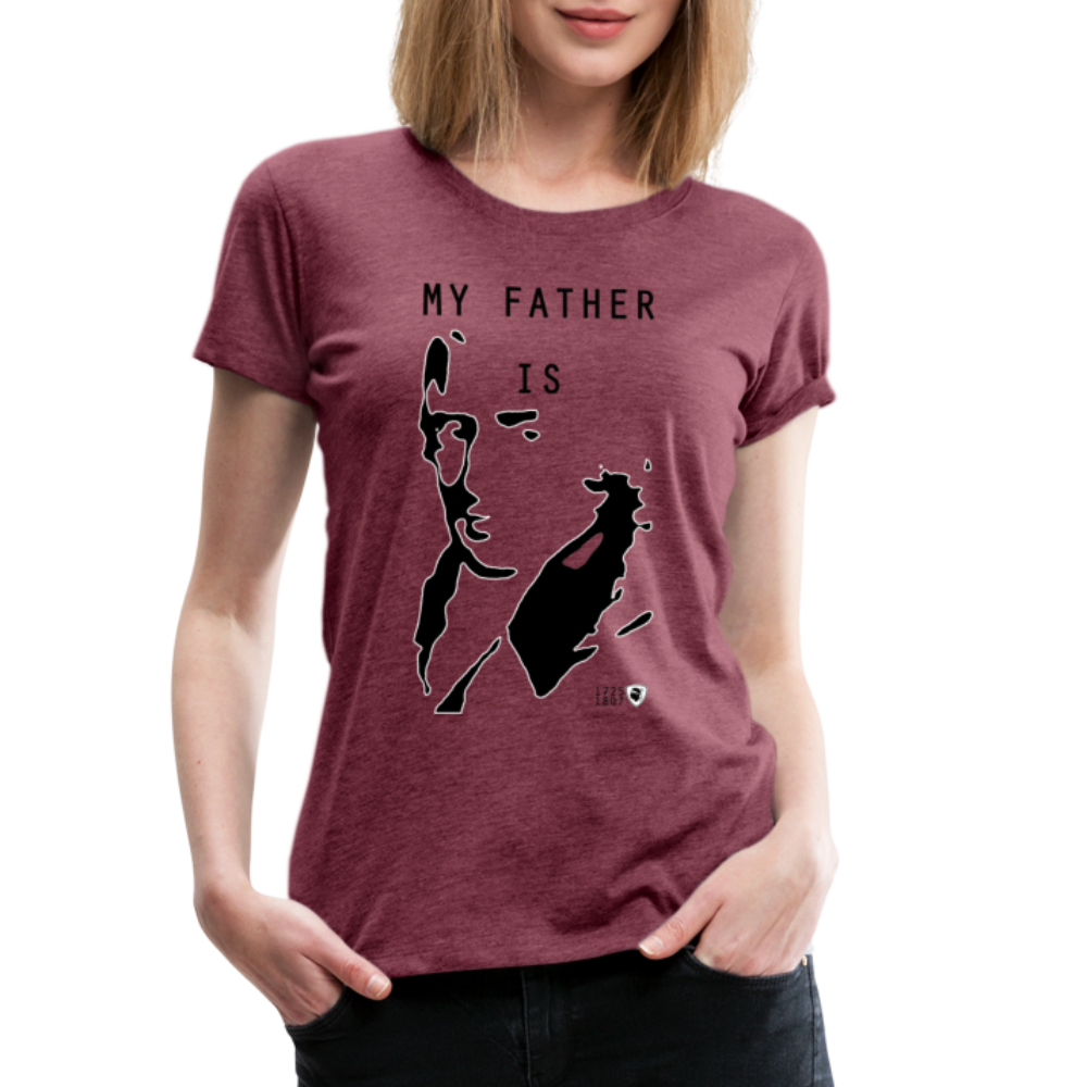 T-shirt Premium My Father is Paoli - Ochju Ochju rouge bordeaux chiné / S SPOD T-shirt Premium Femme T-shirt Premium My Father is Paoli