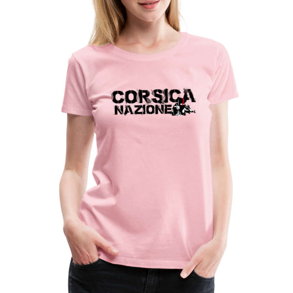 T-shirt Premium Corsica Nazione Ribellu - Ochju Ochju rose liberty / S SPOD T-shirt Premium Femme T-shirt Premium Corsica Nazione Ribellu