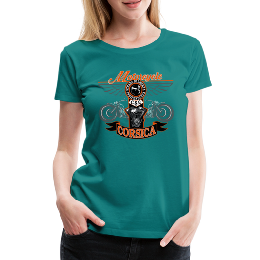 T-shirt Premium Motorcycle Corsica - Ochju Ochju bleu diva / S SPOD T-shirt Premium Femme T-shirt Premium Motorcycle Corsica