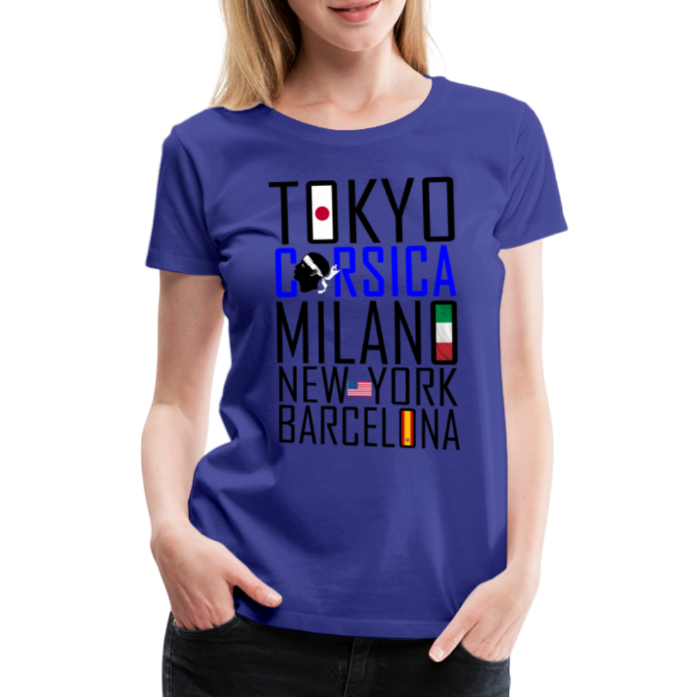 T-shirt Premium Tokyo, Corsica ... - Ochju Ochju bleu roi / S SPOD T-shirt Premium Femme T-shirt Premium Tokyo, Corsica ...