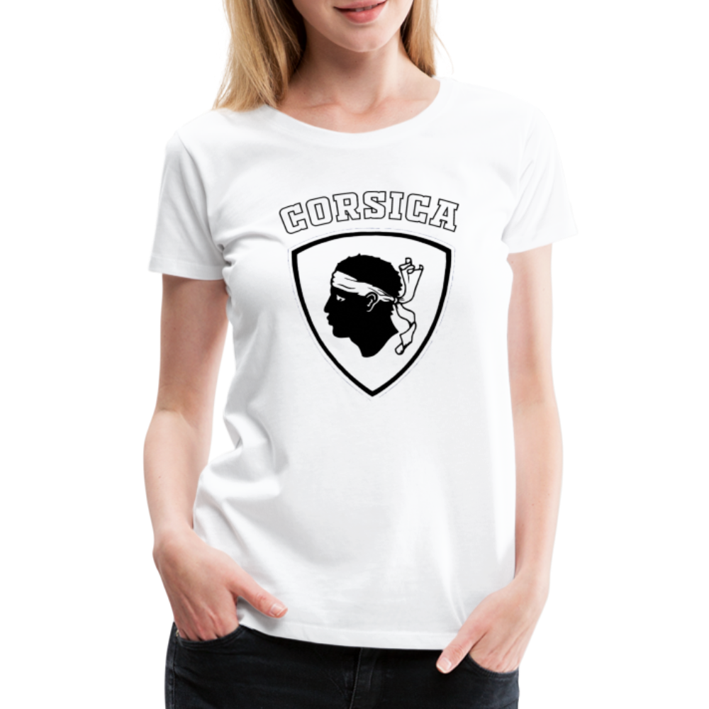 T-shirt Premium Blason Tête de Maure - Ochju Ochju blanc / S SPOD T-shirt Premium Femme T-shirt Premium Blason Tête de Maure