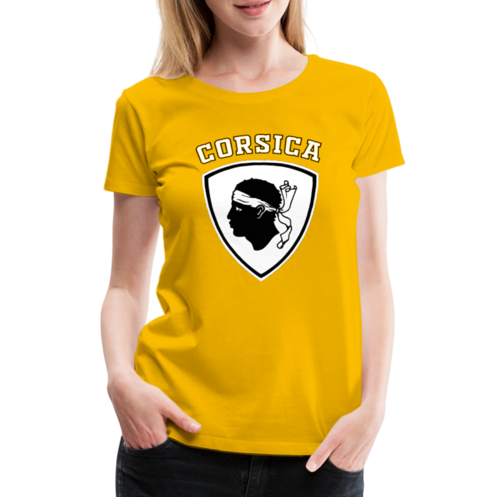 T-shirt Premium Blason Tête de Maure - Ochju Ochju jaune soleil / S SPOD T-shirt Premium Femme T-shirt Premium Blason Tête de Maure