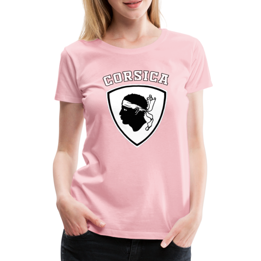 T-shirt Premium Blason Tête de Maure - Ochju Ochju rose liberty / S SPOD T-shirt Premium Femme T-shirt Premium Blason Tête de Maure