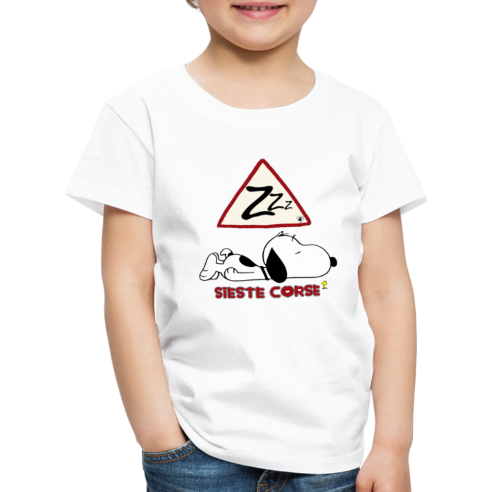 T-shirt Premium Enfant Sieste Corse - Ochju Ochju blanc / 98/104 (2 ans) SPOD T-shirt Premium Enfant T-shirt Premium Enfant Sieste Corse