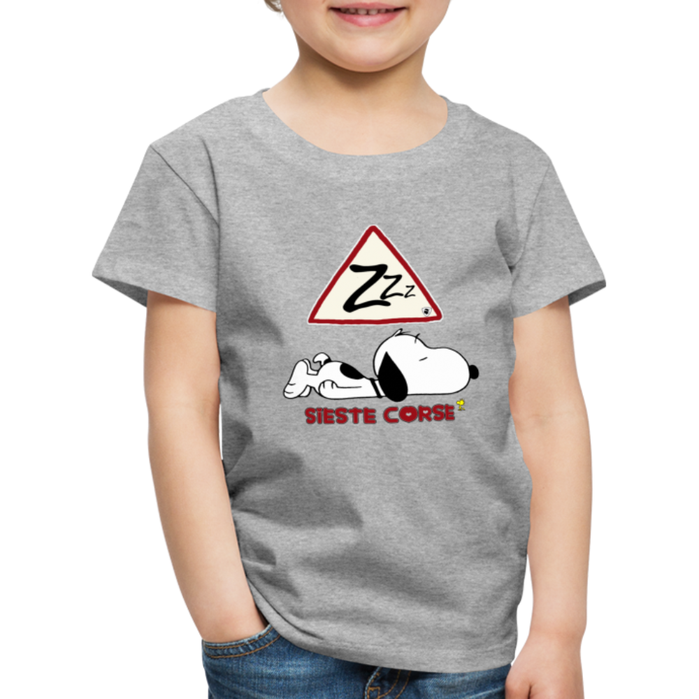 T-shirt Premium Enfant Sieste Corse - Ochju Ochju gris chiné / 98/104 (2 ans) SPOD T-shirt Premium Enfant T-shirt Premium Enfant Sieste Corse