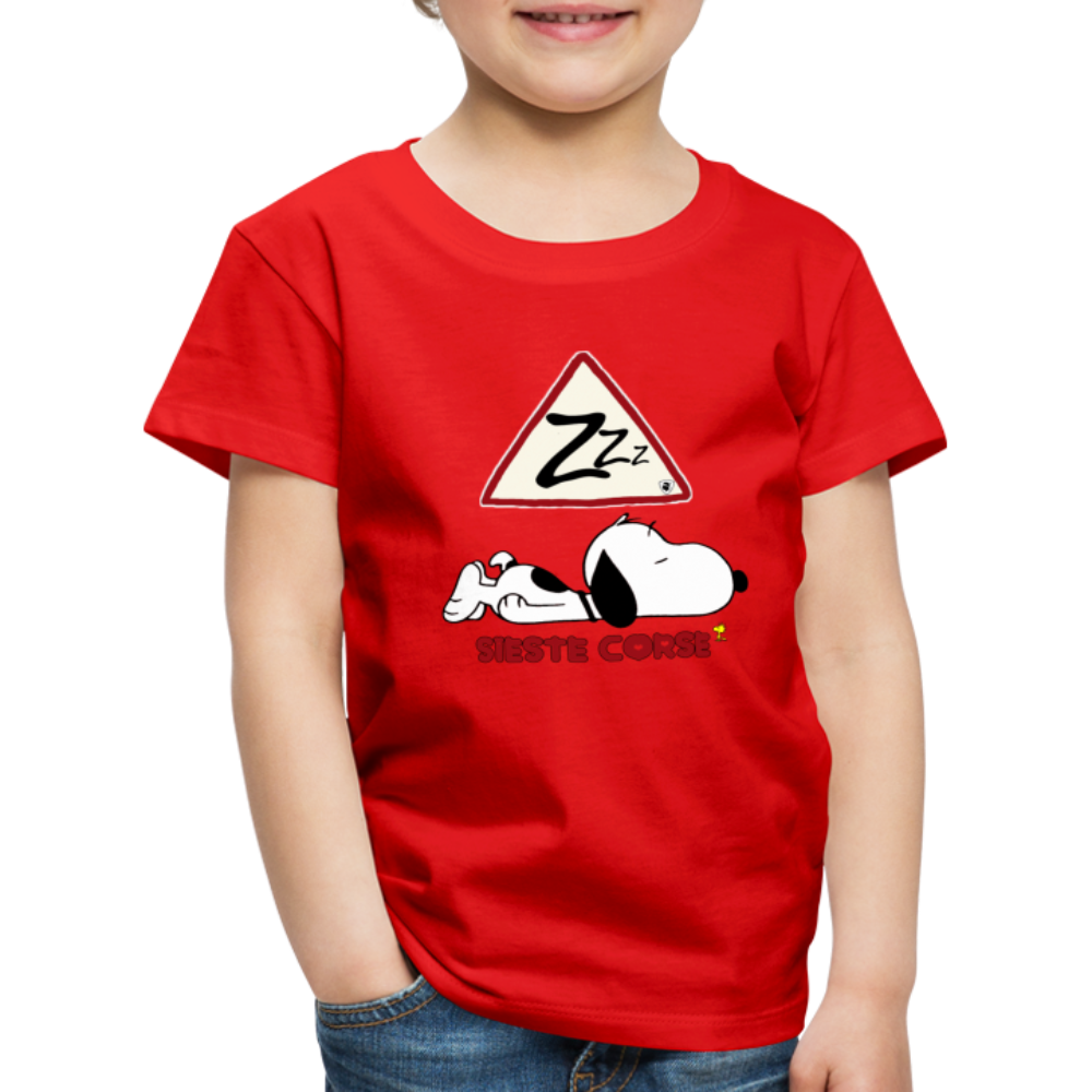 T-shirt Premium Enfant Sieste Corse - Ochju Ochju rouge / 98/104 (2 ans) SPOD T-shirt Premium Enfant T-shirt Premium Enfant Sieste Corse