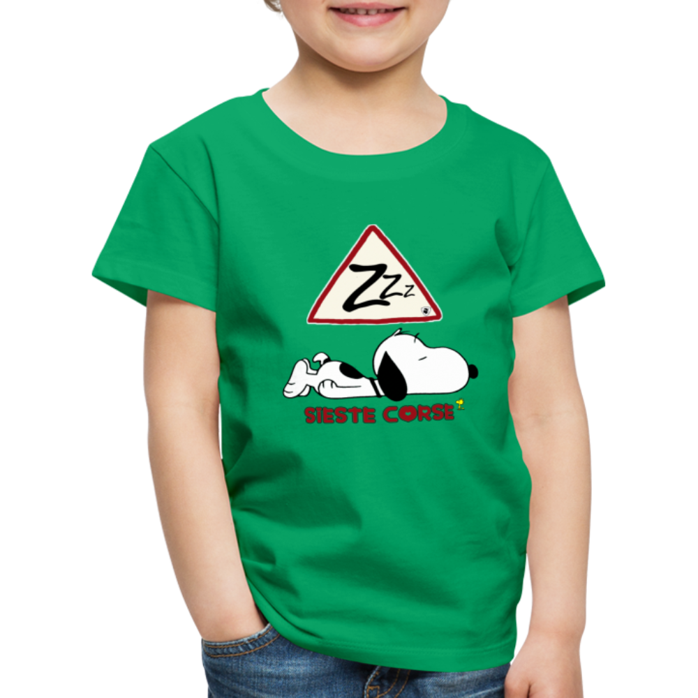T-shirt Premium Enfant Sieste Corse - Ochju Ochju vert / 98/104 (2 ans) SPOD T-shirt Premium Enfant T-shirt Premium Enfant Sieste Corse