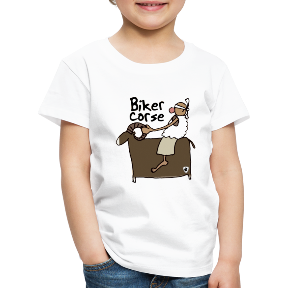 T-shirt Premium Enfant Biker Corsica - Ochju Ochju blanc / 98/104 (2 ans) SPOD T-shirt Premium Enfant T-shirt Premium Enfant Biker Corsica