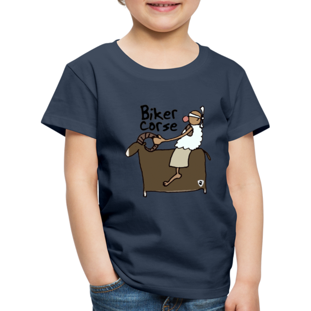 T-shirt Premium Enfant Biker Corsica - Ochju Ochju bleu marine / 98/104 (2 ans) SPOD T-shirt Premium Enfant T-shirt Premium Enfant Biker Corsica