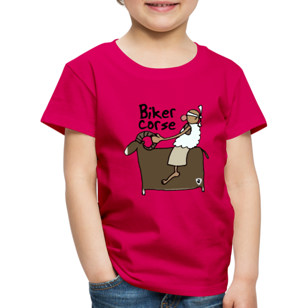 T-shirt Premium Enfant Biker Corsica - Ochju Ochju rubis / 98/104 (2 ans) SPOD T-shirt Premium Enfant T-shirt Premium Enfant Biker Corsica