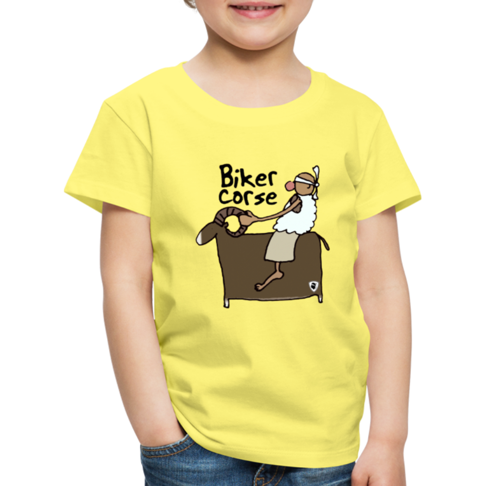 T-shirt Premium Enfant Biker Corsica - Ochju Ochju jaune / 98/104 (2 ans) SPOD T-shirt Premium Enfant T-shirt Premium Enfant Biker Corsica