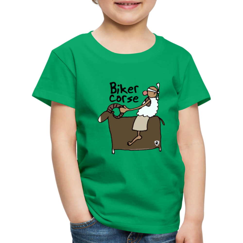 T-shirt Premium Enfant Biker Corsica - Ochju Ochju vert / 98/104 (2 ans) SPOD T-shirt Premium Enfant T-shirt Premium Enfant Biker Corsica