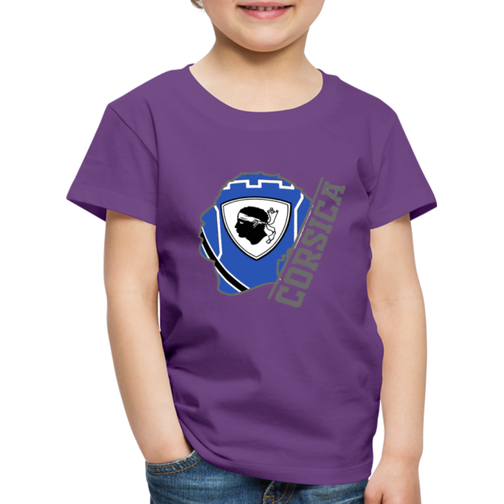 T-shirt Premium Enfant Corsica Blason Bastia - Ochju Ochju violet / 98/104 (2 ans) SPOD T-shirt Premium Enfant T-shirt Premium Enfant Corsica Blason Bastia