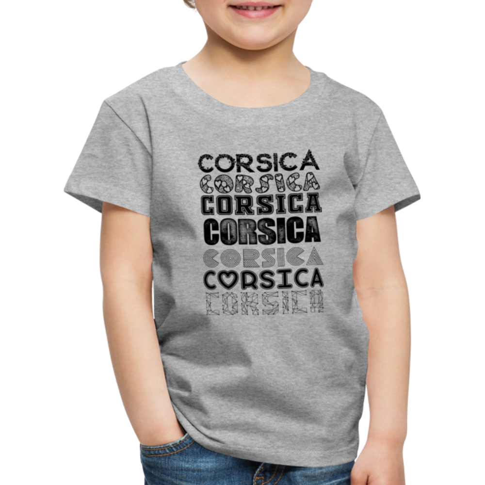 T-shirt Premium Enfant Corsica - Ochju Ochju gris chiné / 98/104 (2 ans) SPOD T-shirt Premium Enfant T-shirt Premium Enfant Corsica