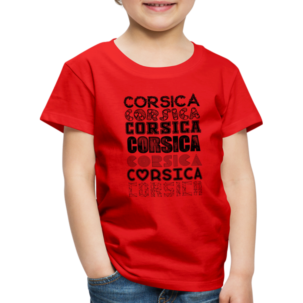 T-shirt Premium Enfant Corsica - Ochju Ochju rouge / 98/104 (2 ans) SPOD T-shirt Premium Enfant T-shirt Premium Enfant Corsica