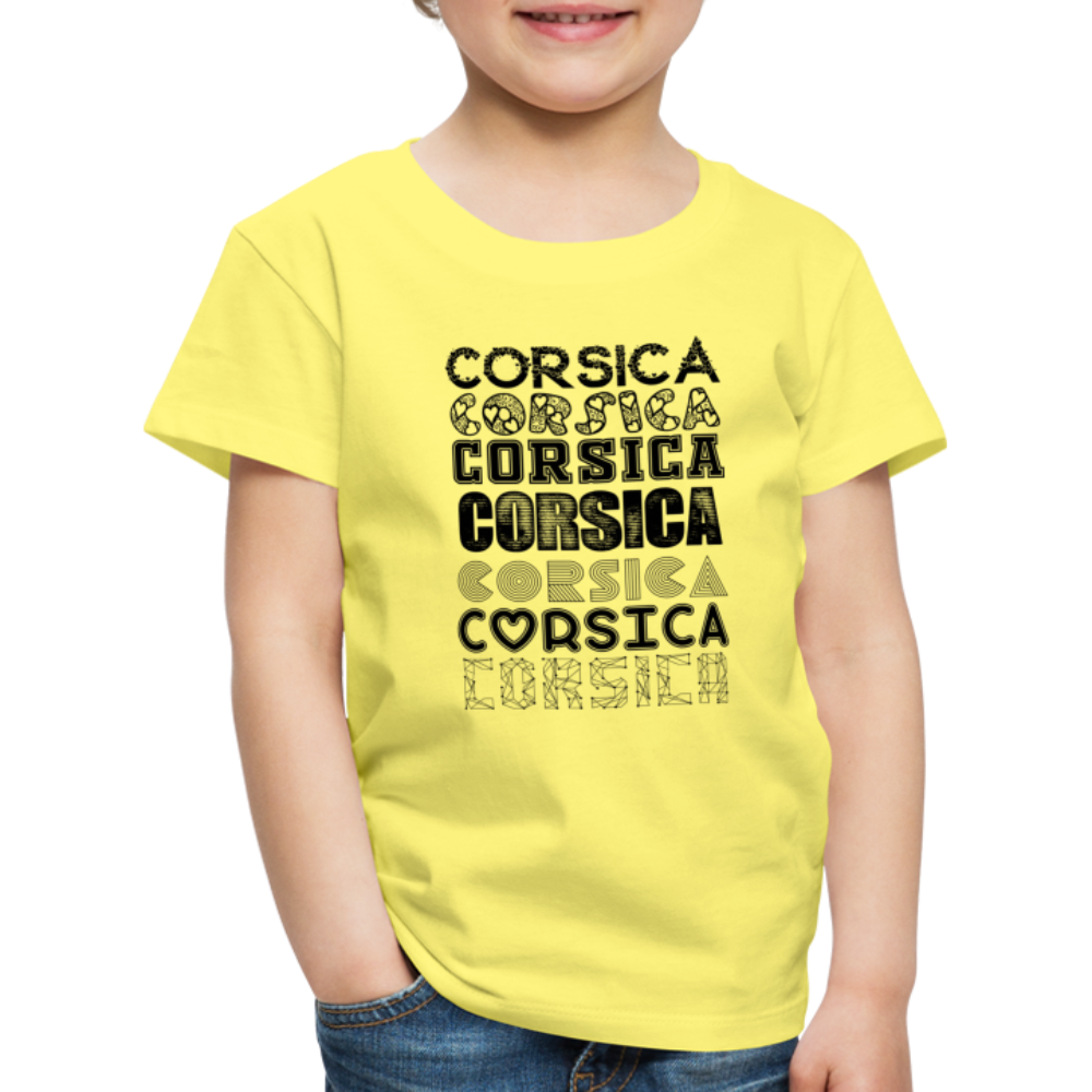 T-shirt Premium Enfant Corsica - Ochju Ochju jaune / 98/104 (2 ans) SPOD T-shirt Premium Enfant T-shirt Premium Enfant Corsica