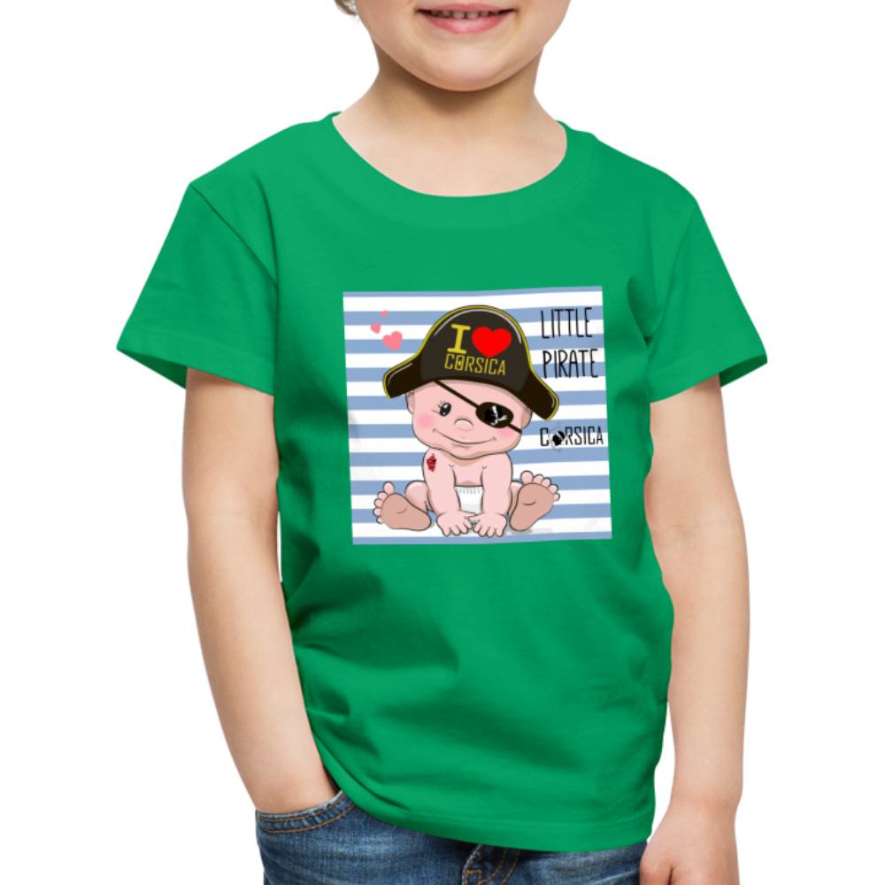 T-shirt Premium Enfant Pirate of Corsica - Ochju Ochju vert / 98/104 (2 ans) SPOD T-shirt Premium Enfant T-shirt Premium Enfant Pirate of Corsica