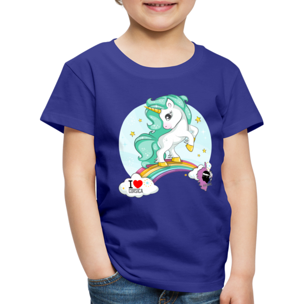 T-shirt Premium Enfant Licorne Corse - Ochju Ochju bleu roi / 98/104 (2 ans) SPOD T-shirt Premium Enfant T-shirt Premium Enfant Licorne Corse