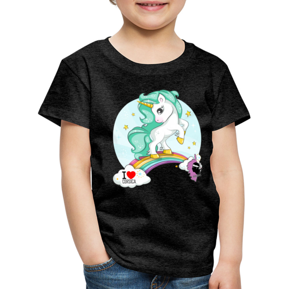 T-shirt Premium Enfant Licorne Corse - Ochju Ochju charbon / 98/104 (2 ans) SPOD T-shirt Premium Enfant T-shirt Premium Enfant Licorne Corse