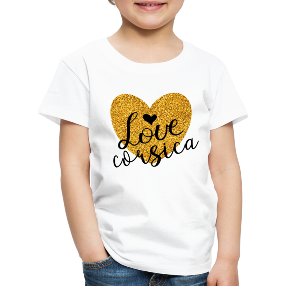 T-shirt Premium Enfant Love Corsica - Ochju Ochju blanc / 98/104 (2 ans) SPOD T-shirt Premium Enfant T-shirt Premium Enfant Love Corsica