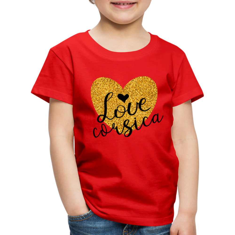 T-shirt Premium Enfant Love Corsica - Ochju Ochju rouge / 98/104 (2 ans) SPOD T-shirt Premium Enfant T-shirt Premium Enfant Love Corsica