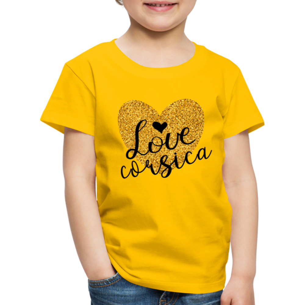 T-shirt Premium Enfant Love Corsica - Ochju Ochju jaune soleil / 98/104 (2 ans) SPOD T-shirt Premium Enfant T-shirt Premium Enfant Love Corsica