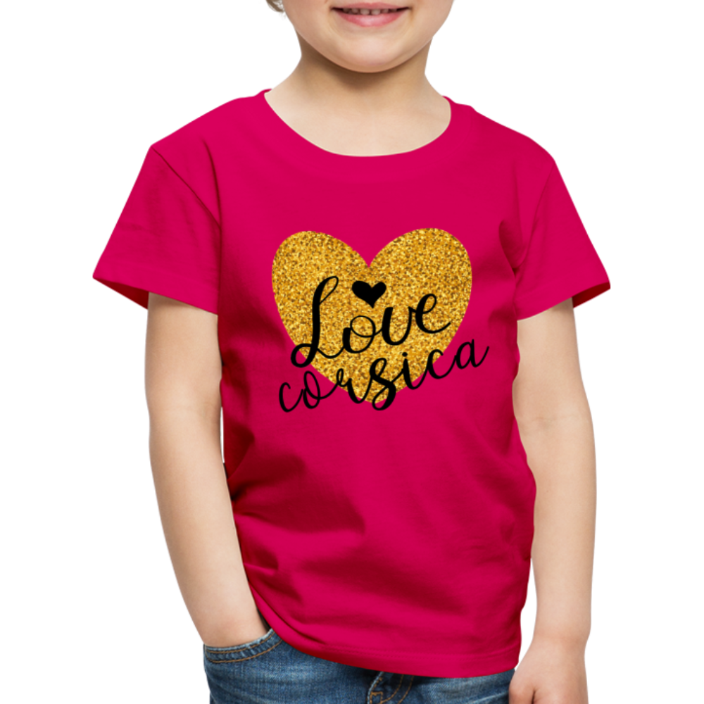 T-shirt Premium Enfant Love Corsica - Ochju Ochju rubis / 98/104 (2 ans) SPOD T-shirt Premium Enfant T-shirt Premium Enfant Love Corsica
