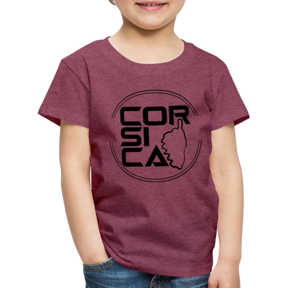 T-shirt Premium Enfant Corsica - Ochju Ochju rouge bordeaux chiné / 98/104 (2 ans) SPOD T-shirt Premium Enfant T-shirt Premium Enfant Corsica