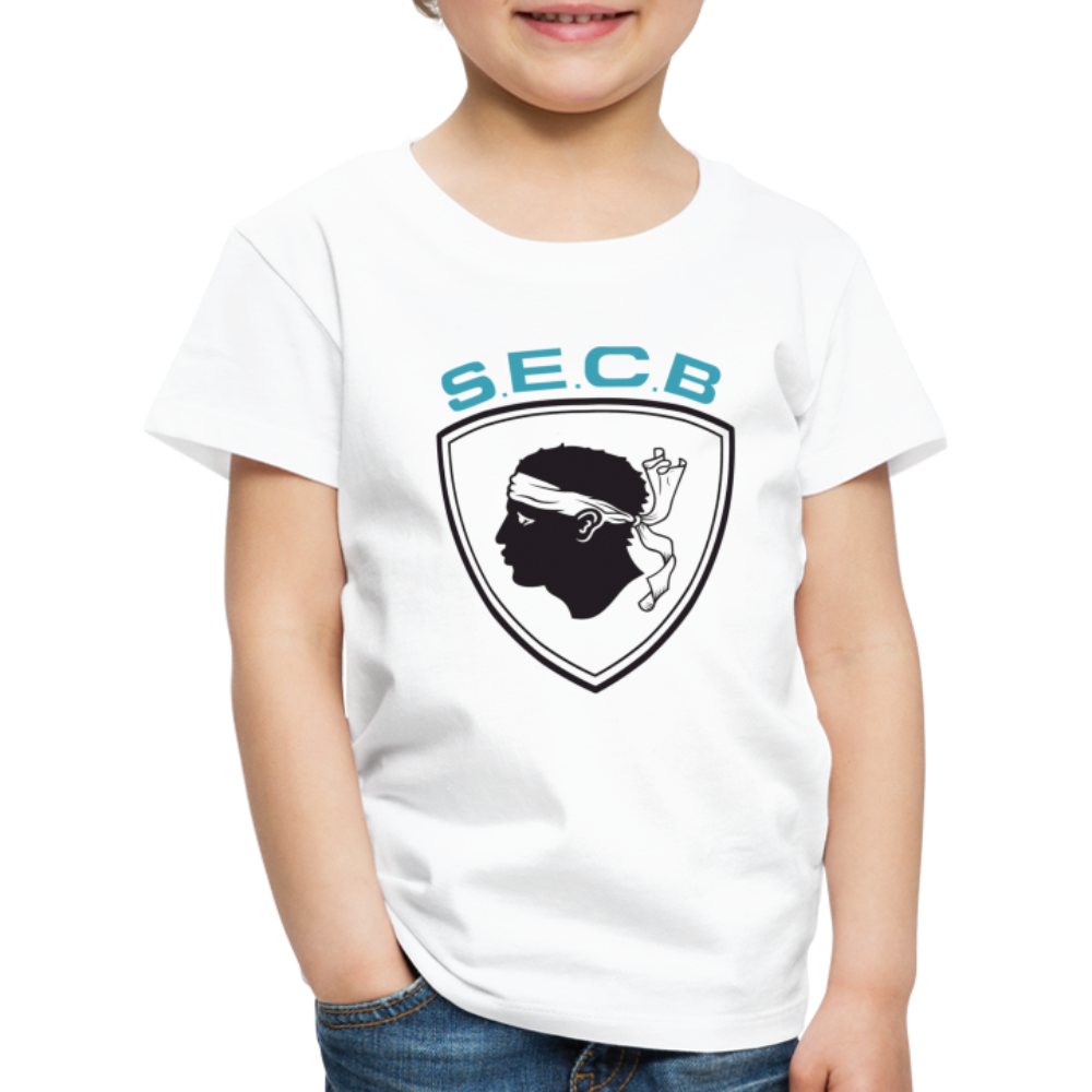 T-shirt Premium Enfant SEC Bastia - Ochju Ochju blanc / 98/104 (2 ans) SPOD T-shirt Premium Enfant T-shirt Premium Enfant SEC Bastia