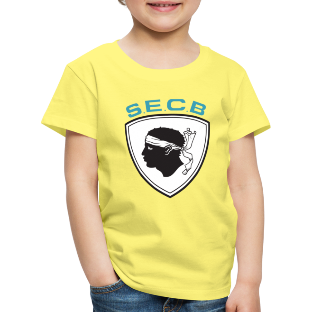 T-shirt Premium Enfant SEC Bastia - Ochju Ochju jaune / 98/104 (2 ans) SPOD T-shirt Premium Enfant T-shirt Premium Enfant SEC Bastia
