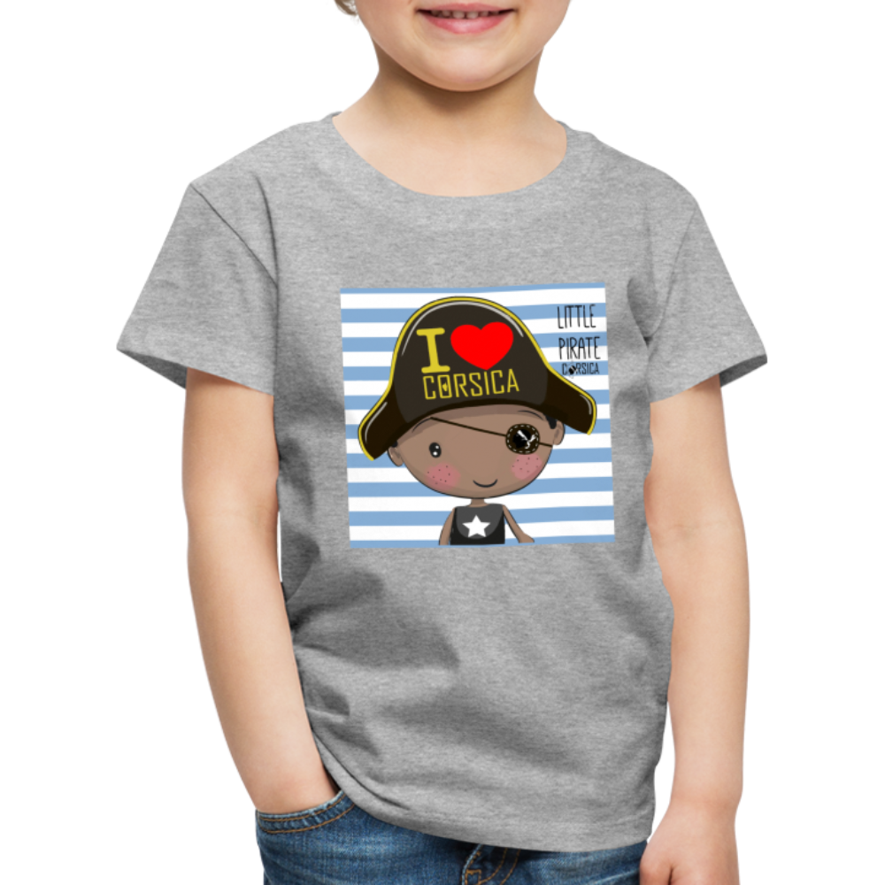 T-shirt Premium Enfant Pirate of Corsica - Ochju Ochju gris chiné / 98/104 (2 ans) SPOD T-shirt Premium Enfant T-shirt Premium Enfant Pirate of Corsica