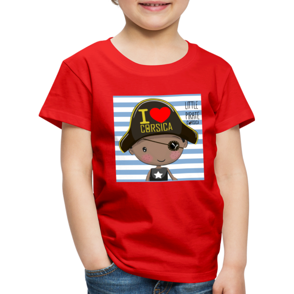 T-shirt Premium Enfant Pirate of Corsica - Ochju Ochju rouge / 98/104 (2 ans) SPOD T-shirt Premium Enfant T-shirt Premium Enfant Pirate of Corsica