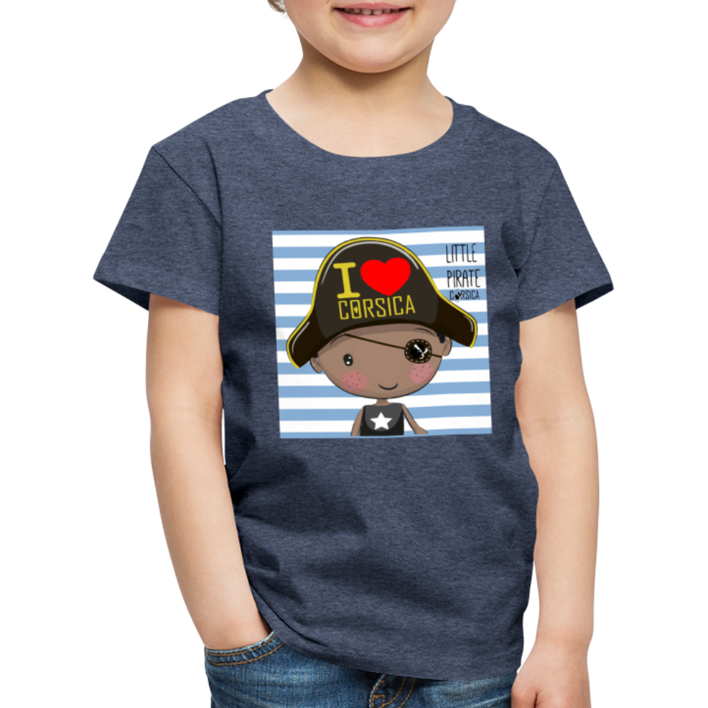 T-shirt Premium Enfant Pirate of Corsica - Ochju Ochju bleu chiné / 98/104 (2 ans) SPOD T-shirt Premium Enfant T-shirt Premium Enfant Pirate of Corsica