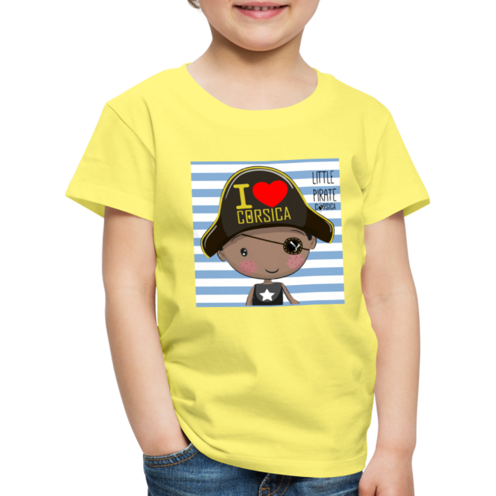 T-shirt Premium Enfant Pirate of Corsica - Ochju Ochju jaune / 98/104 (2 ans) SPOD T-shirt Premium Enfant T-shirt Premium Enfant Pirate of Corsica