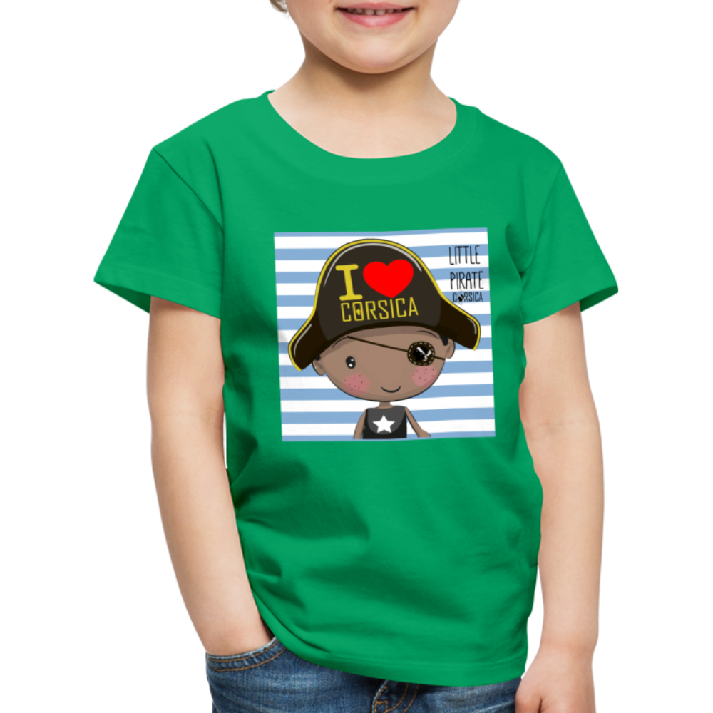 T-shirt Premium Enfant Pirate of Corsica - Ochju Ochju vert / 98/104 (2 ans) SPOD T-shirt Premium Enfant T-shirt Premium Enfant Pirate of Corsica