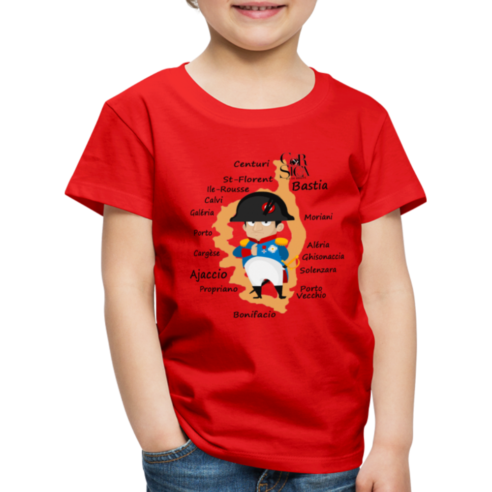 T-shirt Premium Enfant Napoléon Corsica - Ochju Ochju rouge / 98/104 (2 ans) SPOD T-shirt Premium Enfant T-shirt Premium Enfant Napoléon Corsica