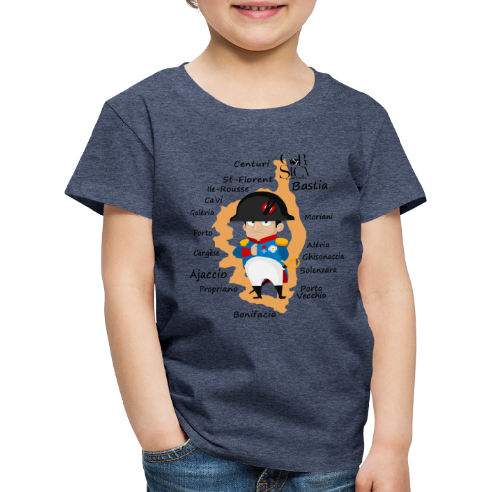 T-shirt Premium Enfant Napoléon Corsica - Ochju Ochju bleu chiné / 98/104 (2 ans) SPOD T-shirt Premium Enfant T-shirt Premium Enfant Napoléon Corsica