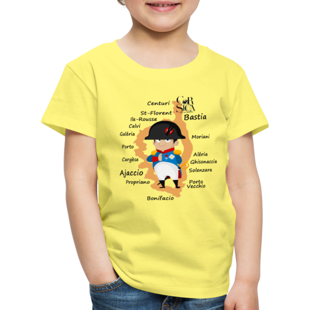 T-shirt Premium Enfant Napoléon Corsica - Ochju Ochju jaune / 98/104 (2 ans) SPOD T-shirt Premium Enfant T-shirt Premium Enfant Napoléon Corsica